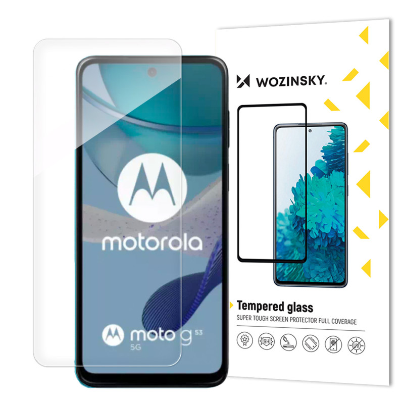 Grūdinto stiklo ekrano apsauga, skirta Motorola G53 Tempered Glass
Grūdinto stiklo ekrano apsauga, skirta Motorola G53 Tempered Glass