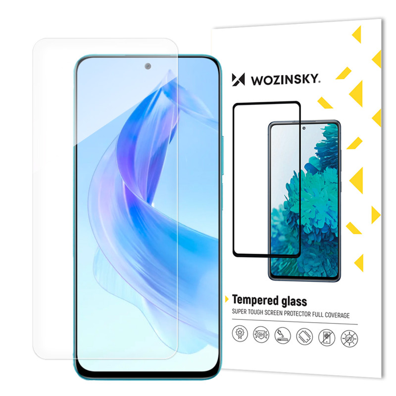 Grūdinto stiklo ekrano apsauga, skirta Honor 90 Lite / X50i
Grūdinto stiklo ekrano apsauga, skirta Honor 90 Lite / X50i