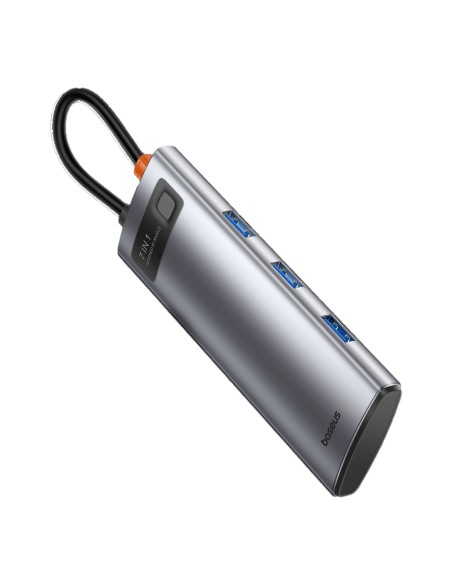 7in1 HUB adapteris Metal Gleam serija USB-C į USB-C PD 3x USB-A HDMI SD TF pilka
 
7in1 HUB adapteris Metal Gleam serija USB-C į USB-C PD 3x USB-A HDMI SD TF pilka