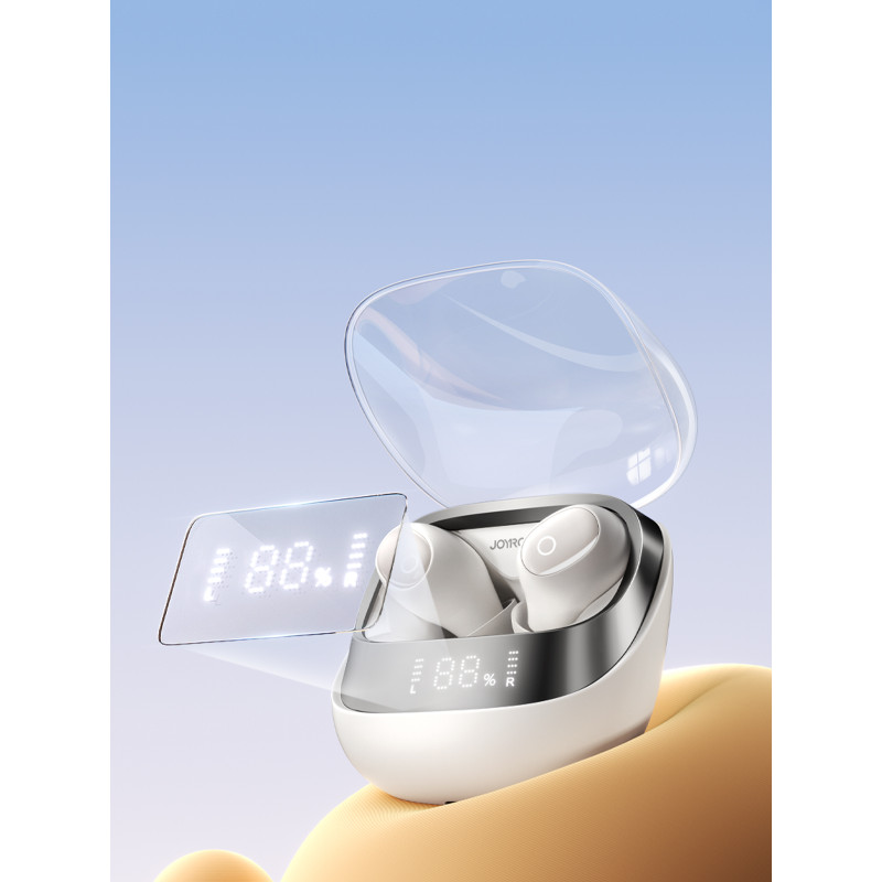 Jdots Series JR-DB2 belaidės Bluetooth ausinės, baltos