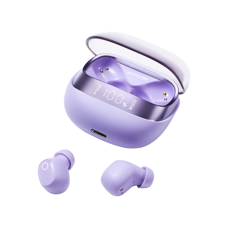 Jdots serijos JR-DB2 belaidės Bluetooth ausinės, violetinės spalvos