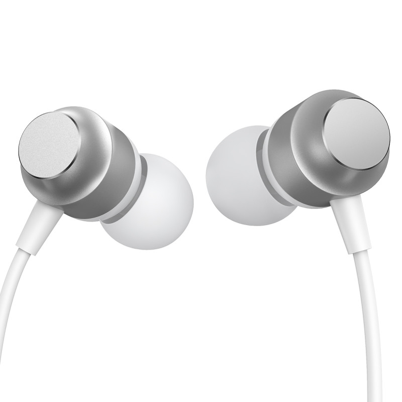 JR-EC06 USB-C į ausis įdedamos ausinės sidabrinės spalvos ausinės
