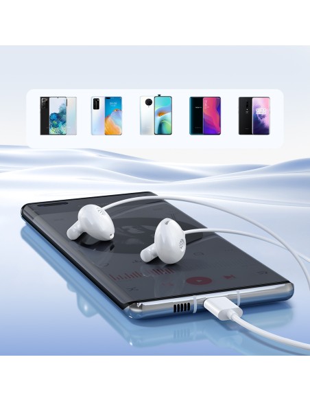 Ausinės, USB-C JR-EC05 į ausis įdedamos ausinės, baltos spalvos
 
Ausinės, USB-C JR-EC05 į ausis įdedamos ausinės, baltos spalvos