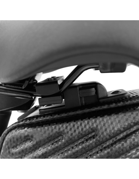 Neperšlampamas dviračio balnmaišis 1,5l juodas