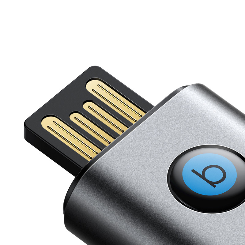 Automobilinis belaidis garso siųstuvas imtuvas USB AUX TF kortelė JR-CB7 pilka