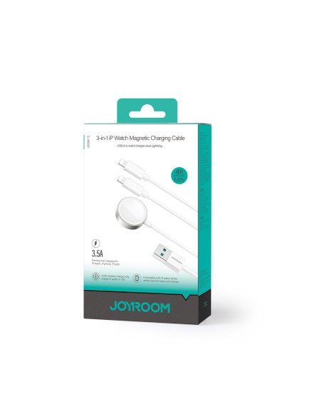 3in1 kabelis USB-A laidas su indukciniu įkrovikliu + 2x iPhone Lightning 1,2 m baltas
 
3in1 kabelis USB-A laidas su indukciniu įkrovikliu + 2x iPhone Lightning 1,2 m baltas