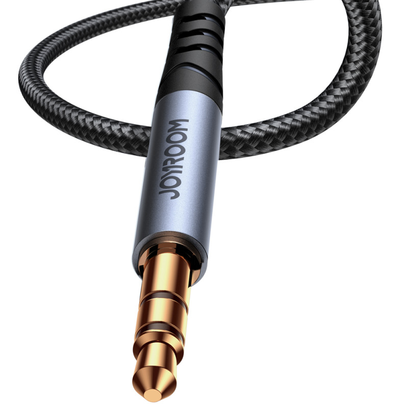 Audio Stereo AUX kabelis 3,5 mm mini lizdas 2 m juodas