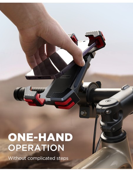 
Dviračio motociklo telefono laikiklis Security Lock juodas
