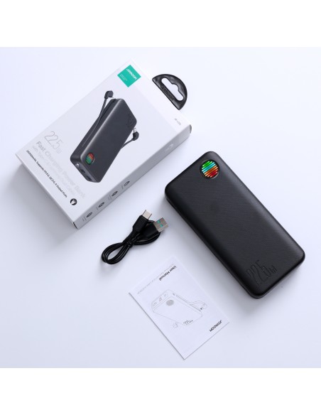 Powerbank 20000mAh 22,5W su integruotu USB-C ir iPhone Lightning laidais juodi
 
Powerbank 20000mAh 22,5W su integruotu USB-C ir iPhone Lightning laidais juodi