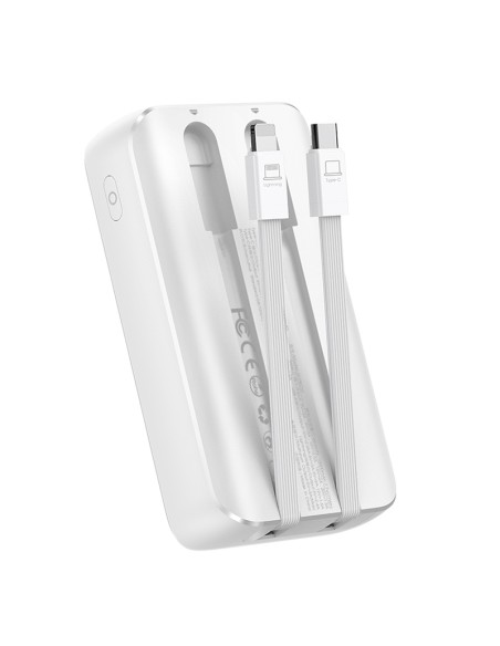 Mini maitinimo blokas 10000mAh su įmontuotais kabeliais JR-PBC06 30W balta
 
Mini maitinimo blokas 10000mAh su įmontuotais kabeliais JR-PBC06 30W balta