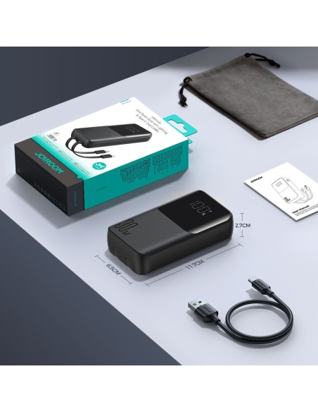 Mini maitinimo blokas 20000mAh su įmontuotais laidais JR-PBC07 30W juodas
 
Mini maitinimo blokas 20000mAh su įmontuotais laidais JR-PBC07 30W juodas