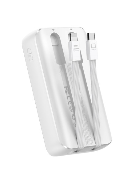Mini maitinimo blokas 20000mAh su įmontuotais kabeliais JR-PBC07 30W balta
 
Mini maitinimo blokas 20000mAh su įmontuotais kabeliais JR-PBC07 30W balta