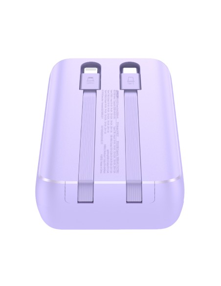 Mini maitinimo blokas 20000mAh su įmontuotais laidais JR-PBC07 30W šviesiai violetinė
 
Mini maitinimo blokas 20000mAh su įmontuotais laidais JR-PBC07 30W šviesiai violetinė