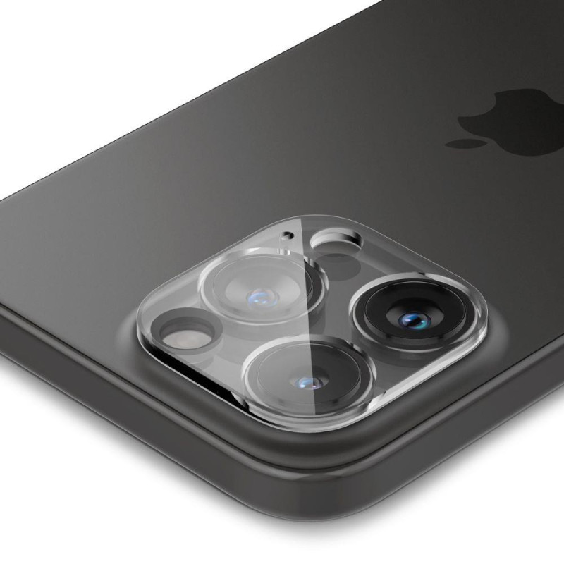Kameros dangtelis iPhone 14-15 Pro / Pro Max skaidrus RINKINYS iš 2 vnt.
