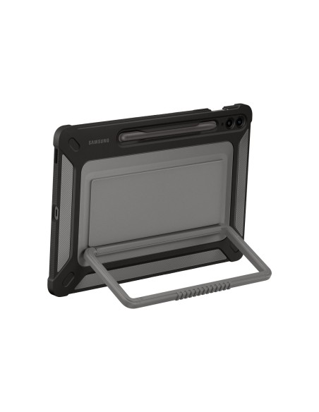 Šarvuotas dėklas su stovu Galaxy Tab S9 FE Outdoor Cover Case, juodas
 
Šarvuotas dėklas su stovu Galaxy Tab S9 FE Outdoor Cover Case, juodas