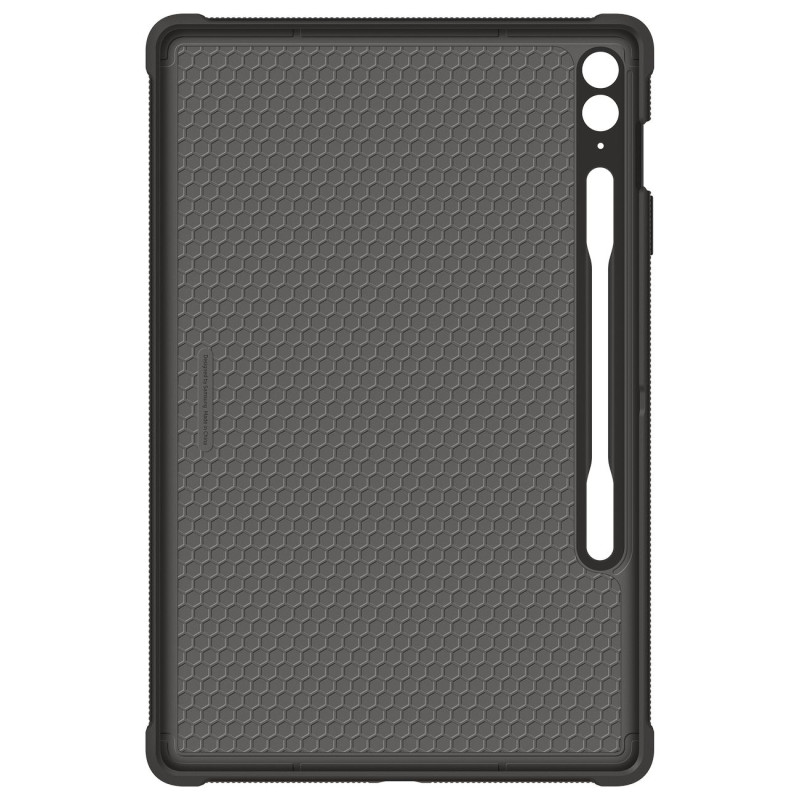 Šarvuotas dėklas su stovu Galaxy Tab S9 FE Outdoor Cover Case, juodas