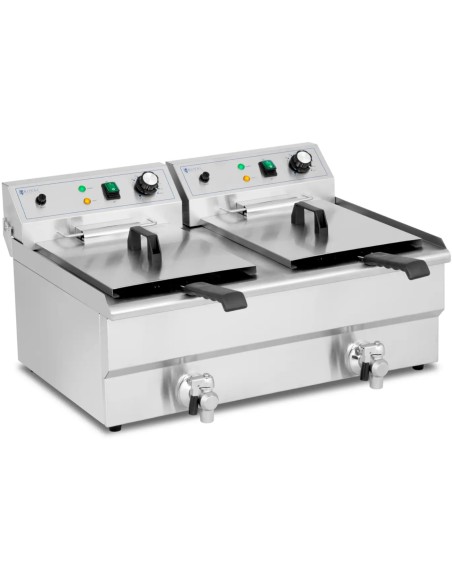 Dviguba dviejų kamerų gruzdintuvė 2 x 16 l 6000 W
 
Dviguba dviejų kamerų gruzdintuvė 2 x 16 l 6000 W