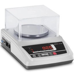 
Analitinės laboratorinės svarstyklės su LED dangteliu RS232 300g / 0,01g
