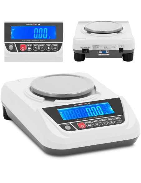 Laboratorinės analitinės svarstyklės LCD RS232 600g / 0,01g
 
Laboratorinės analitinės svarstyklės LCD RS232 600g / 0,01g