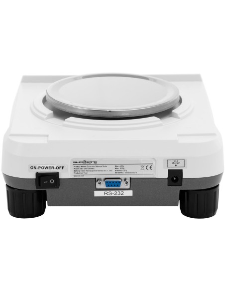 Laboratorinės analitinės svarstyklės LCD RS232 600g / 0,01g
 
Laboratorinės analitinės svarstyklės LCD RS232 600g / 0,01g