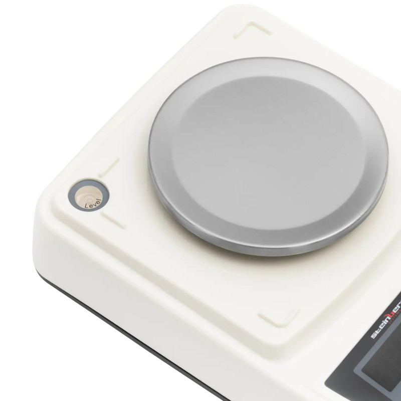 Analitinės laboratorinės svarstyklės su LCD dangteliu RS232 500g / 0,01g