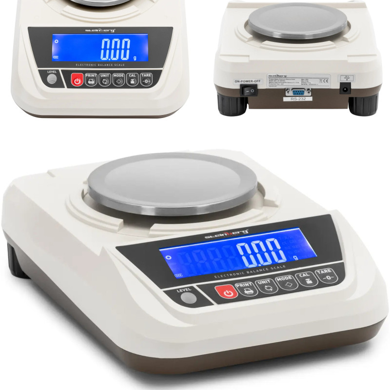 
Laboratorinės analitinės svarstyklės LCD RS232 300g / 0,01g
