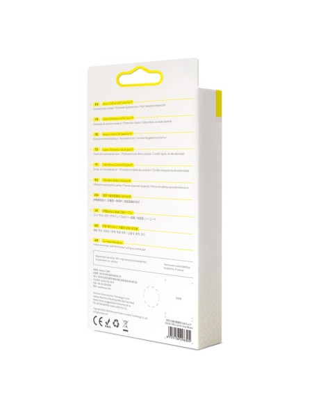 Patvarus nailoninis kabelis USB laidas Iphone Lightning QC3.0 2A 3M juodos ir pilkos spalvos