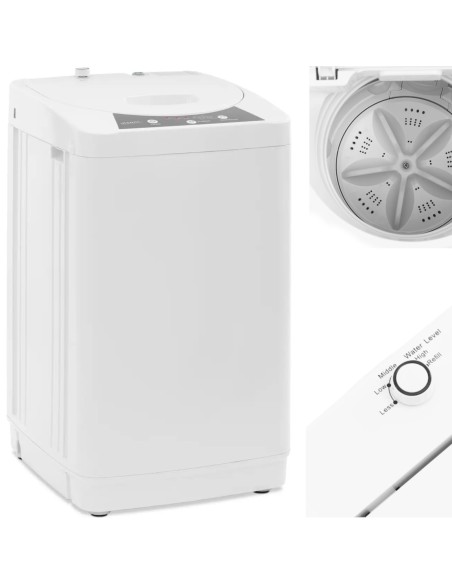 Mini automatinė skalbimo mašina 12 programų 4,2 kg 230 W
 
Mini automatinė skalbimo mašina 12 programų 4,2 kg 230 W