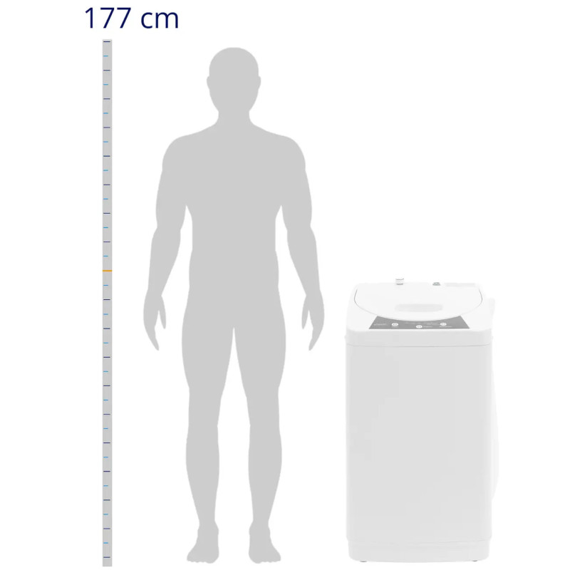 Mini automatinė skalbimo mašina 12 programų 4,2 kg 230 W