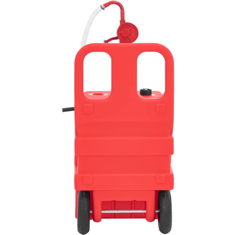 
Nešiojamas kuro bakas su rankiniu siurbliu ant ratų 20 l/ min 120 l
