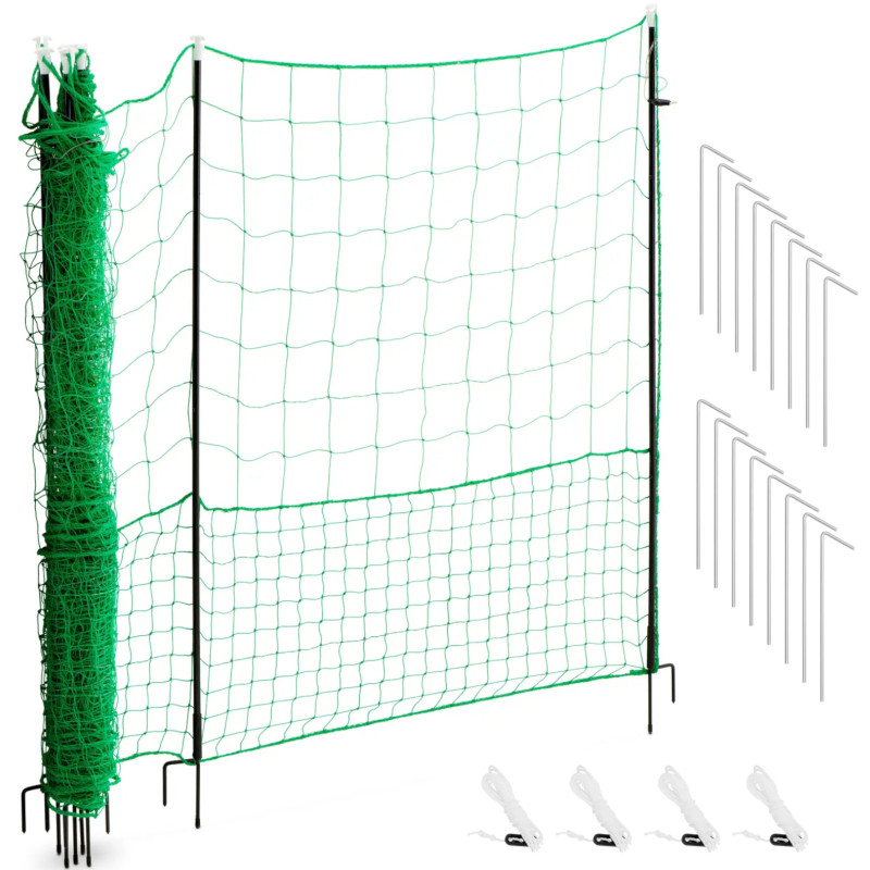 
Tinklinė aptvarų veisimo apsauginė tvora paukštėms vištoms 1,25 x 15 m
