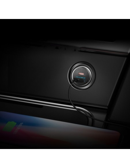 Išmanusis automobilinis įkroviklis su USB ir USB-C QC PD prievadais, juodas
 
Išmanusis automobilinis įkroviklis su USB ir USB-C QC PD prievadais, juodas