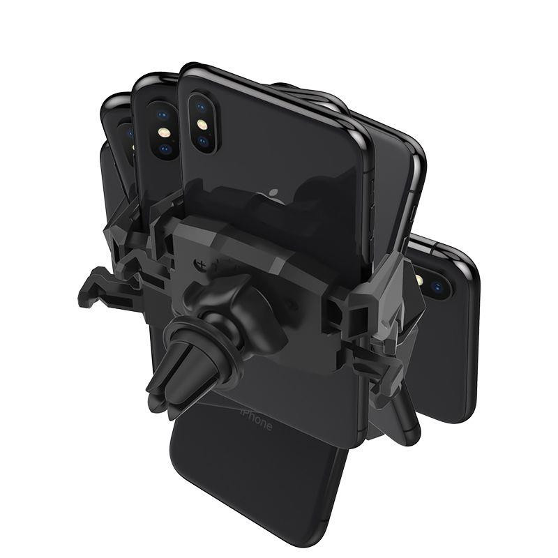Spigen Click.R telefono laikiklis automobilio orlaidei, juodas