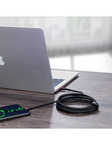 Nailono tvirtas kabelis USB-C PD laidas 100W 20V 5A 2m juodas
 
Nailono tvirtas kabelis USB-C PD laidas 100W 20V 5A 2m juodas