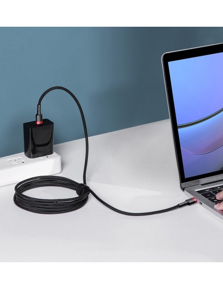 Nailono tvirtas kabelis USB-C PD laidas 100W 20V 5A 2m juodas
 
Nailono tvirtas kabelis USB-C PD laidas 100W 20V 5A 2m juodas