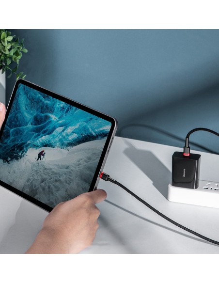Nailono tvirtas kabelis USB-C PD laidas 100W 20V 5A 2m juodas
 
Nailono tvirtas kabelis USB-C PD laidas 100W 20V 5A 2m juodas