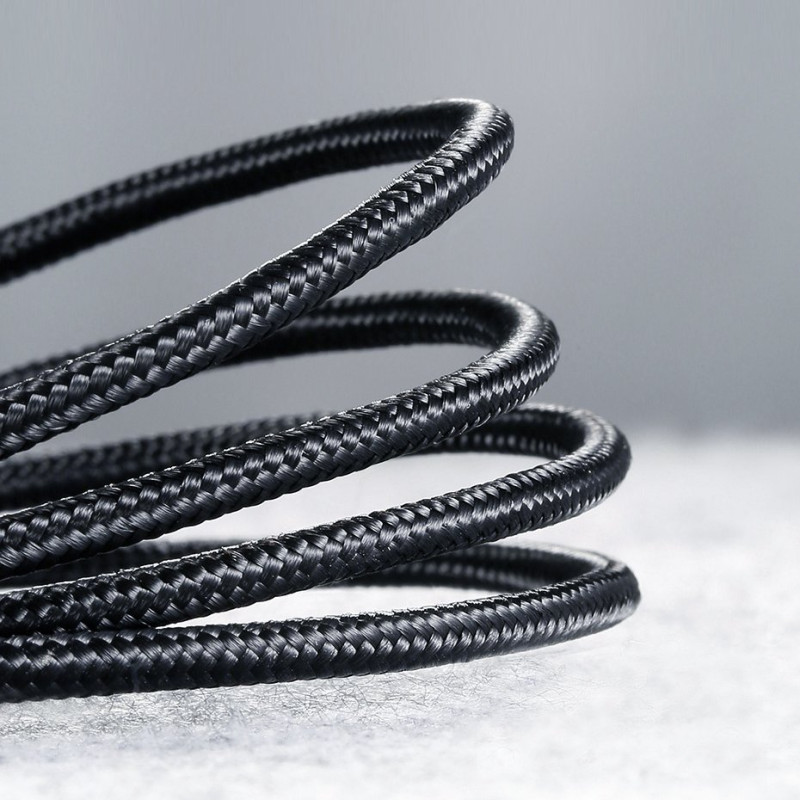 USB laidas – USB-C QC 3.0 3A 1m pilkas