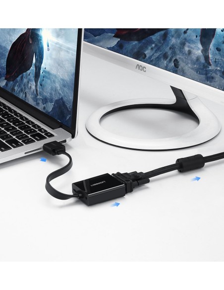 Adapteris HDMI – VGA micro USB AUX audio 3,5 mm mini lizdas juodas
 
Adapteris HDMI – VGA micro USB AUX audio 3,5 mm mini lizdas juodas