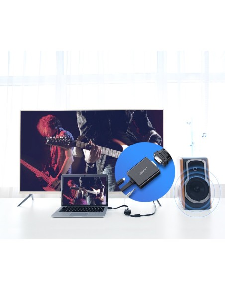 Adapteris HDMI – VGA micro USB AUX audio 3,5 mm mini lizdas juodas
 
Adapteris HDMI – VGA micro USB AUX audio 3,5 mm mini lizdas juodas