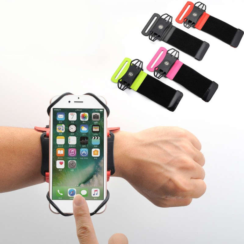 Telefono laikiklis iki 6& 39 & 39 riešo, sportinė juosta bėgimui, darbui, juoda