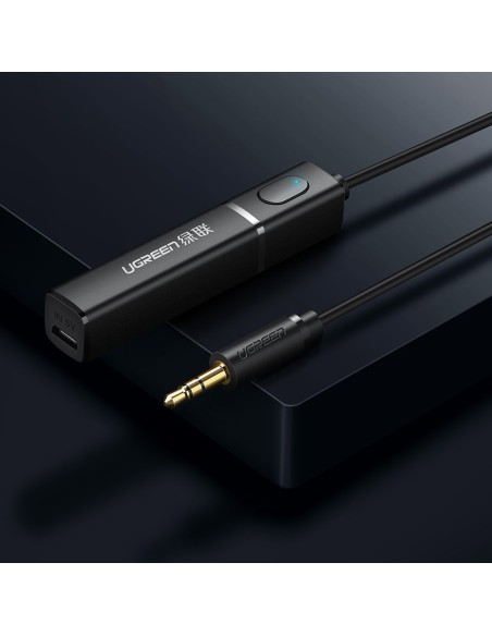 Bluetooth 5.0 siųstuvas, bevielis garso adapteris, 3,5 mm mini lizdas, juodas
 
Bluetooth 5.0 siųstuvas, bevielis garso adapteris, 3,5 mm mini lizdas, juodas