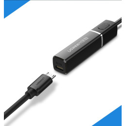 
Bluetooth 5.0 siųstuvas, bevielis garso adapteris, 3,5 mm mini lizdas, juodas

