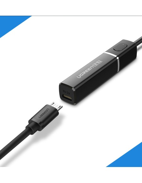 Bluetooth 5.0 siųstuvas, bevielis garso adapteris, 3,5 mm mini lizdas, juodas
 
Bluetooth 5.0 siųstuvas, bevielis garso adapteris, 3,5 mm mini lizdas, juodas