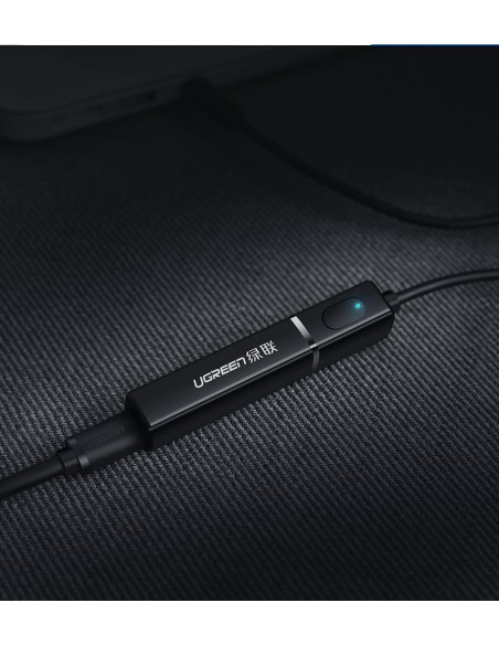 Bluetooth 5.0 siųstuvas, bevielis garso adapteris, 3,5 mm mini lizdas, juodas
 
Bluetooth 5.0 siųstuvas, bevielis garso adapteris, 3,5 mm mini lizdas, juodas