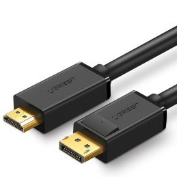 
Vienkryptis kabelis iš DisplayPort į HDMI 4K 30Hz 32 AWG 2 m juodas
