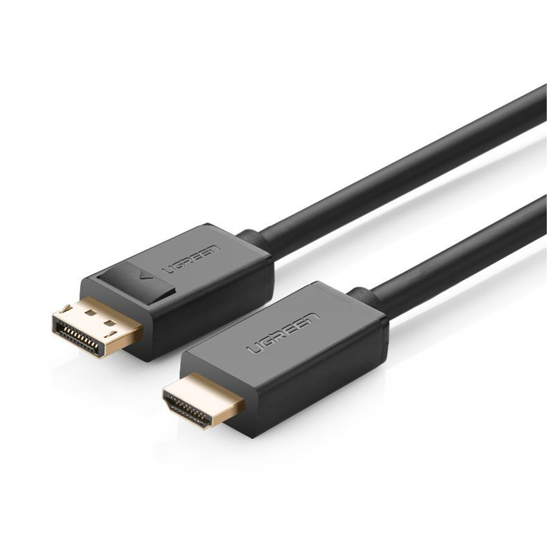 Vienkryptis kabelis iš DisplayPort į HDMI 4K 30Hz 32 AWG 2 m juodas