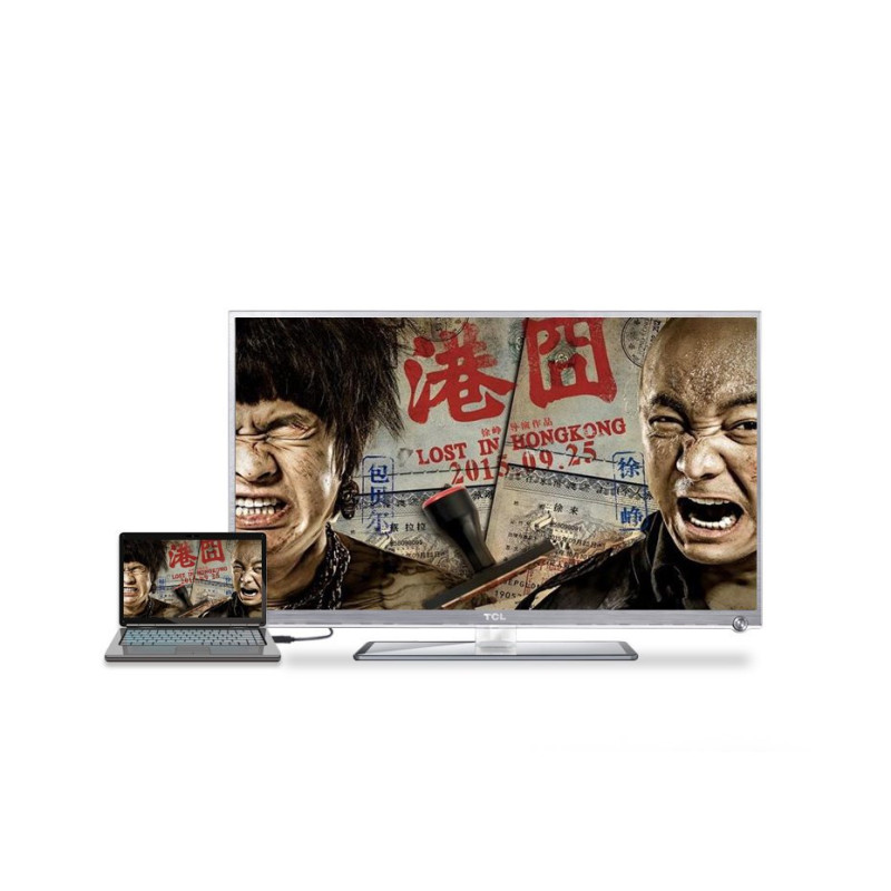 Vienkryptis kabelis iš DisplayPort į HDMI 4K 30Hz 32 AWG 2 m juodas