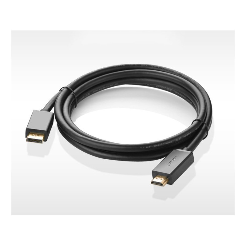 Vienkryptis kabelis iš DisplayPort į HDMI 4K 30Hz 32 AWG 2 m juodas