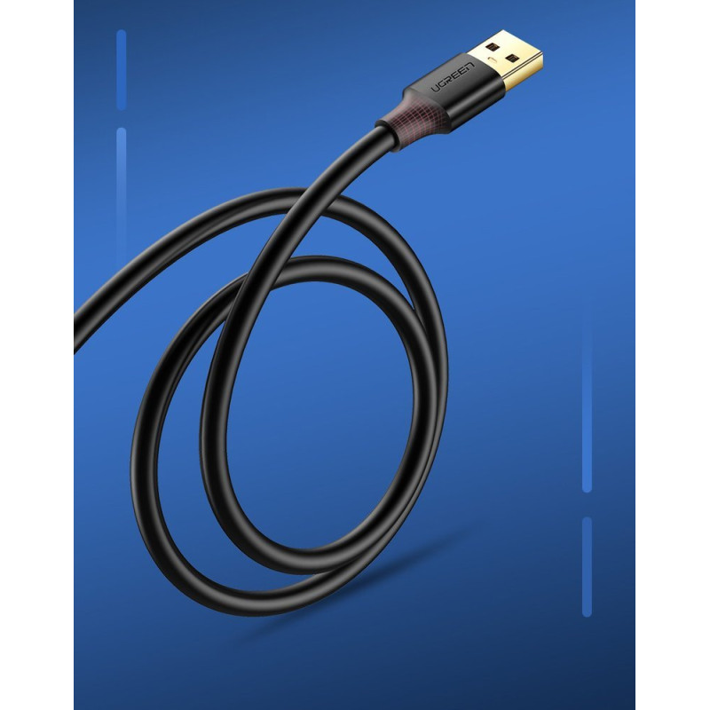 USB 3.0 ilgintuvas, 3 m, juodas