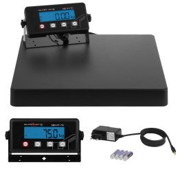 Pramoninės pašto siuntinių svarstyklės 75kg / 10g LED Steinberg Systems SBS-PT-75C